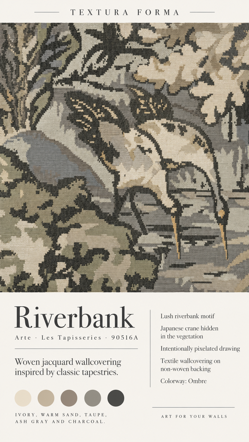 Ficha editorial Riverbank 90516A, combinación Ombre